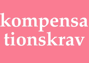 Synonym kompensationskrav