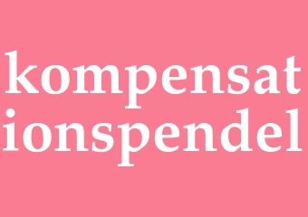 Synonym kompensationspendel