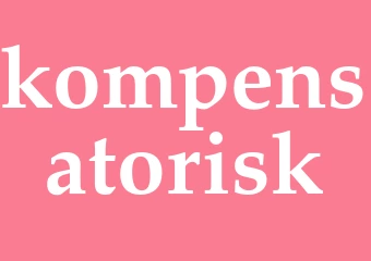 Synonym kompensatorisk