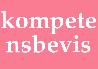 Synonym kompetensbevis