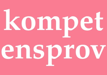 Synonym kompetensprov