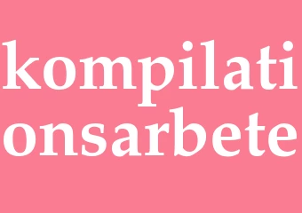 Synonym kompilationsarbete