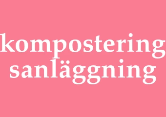 Synonym komposteringsanläggning