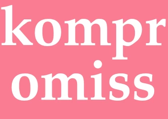 Synonym kompromiss
