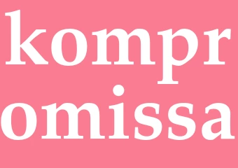 Synonym kompromissa