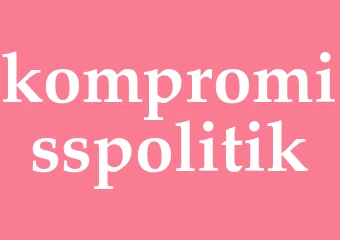 Synonym kompromisspolitik