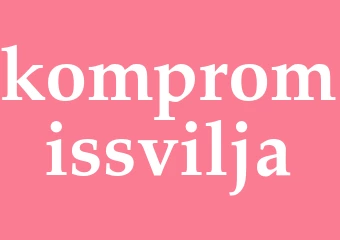 Synonym kompromissvilja