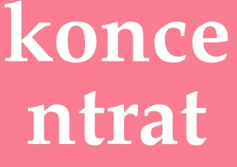 Synonym koncentrat