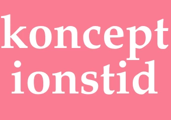 Synonym konceptionstid