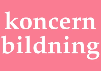 Synonym koncernbildning