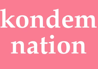 Synonym kondemnation