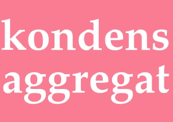 Synonym kondensaggregat