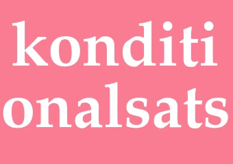 Synonym konditionalsats