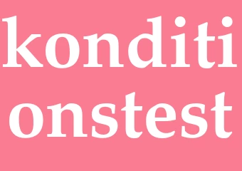 Synonym konditionstest