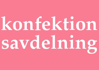 Synonym konfektionsavdelning