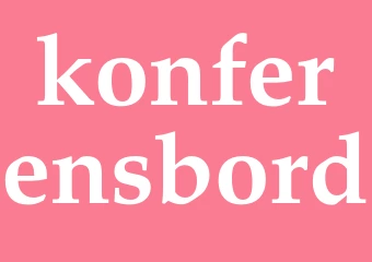 Synonym konferensbord