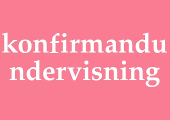 Synonym konfirmandundervisning