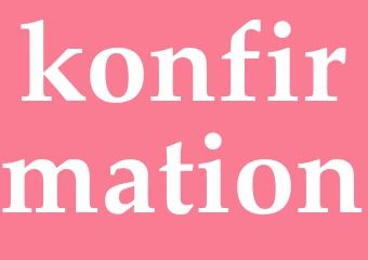 Synonym konfirmation