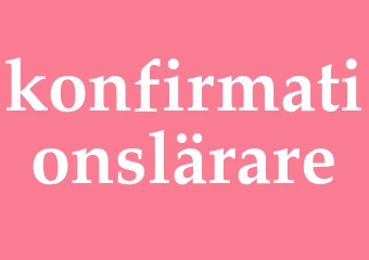 Synonym konfirmationslärare