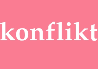 Synonym konflikt