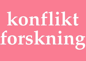 Synonym konfliktforskning