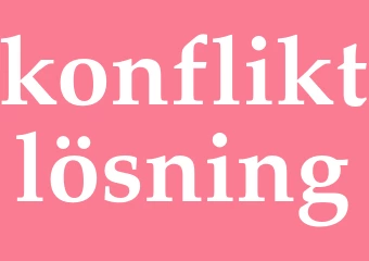 Synonym konfliktlösning