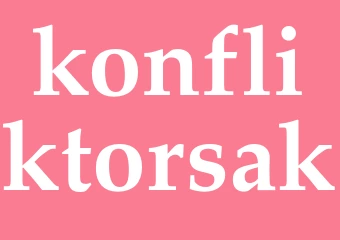 Synonym konfliktorsak