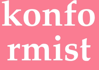 Synonym konformist