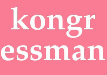 Synonym kongressman
