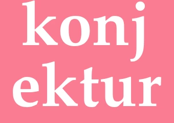 Synonym konjektur