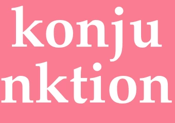 Synonym konjunktion