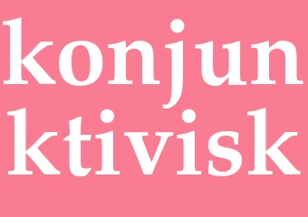 Synonym konjunktivisk