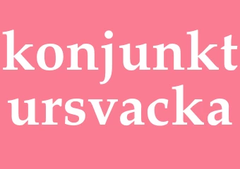 Synonym konjunktursvacka
