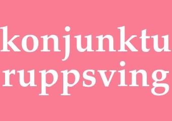 Synonym konjunkturuppsving