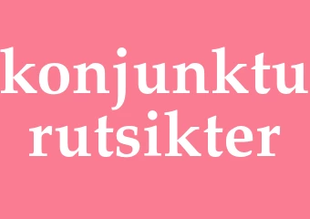 Synonym konjunkturutsikter