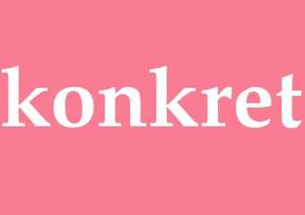 Synonym konkret