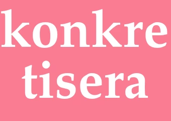 Synonym konkretisera