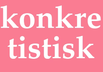 Synonym konkretistisk