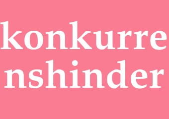Synonym konkurrenshinder