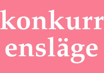 Synonym konkurrensläge