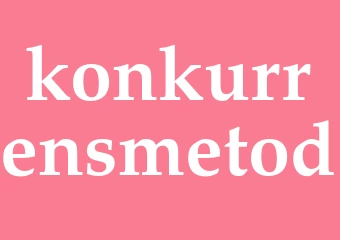 Synonym konkurrensmetod