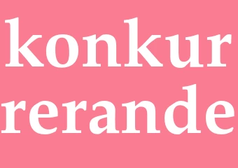 Synonym konkurrerande