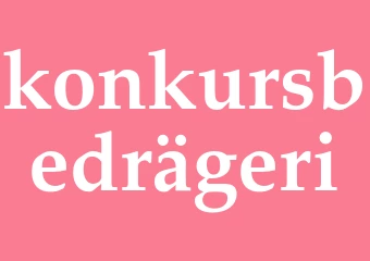 Synonym konkursbedrägeri