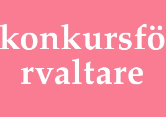 Synonym konkursförvaltare