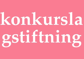 Synonym konkurslagstiftning