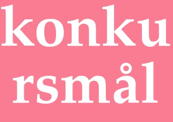 Synonym konkursmål