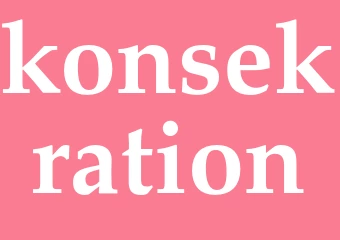 Synonym konsekration
