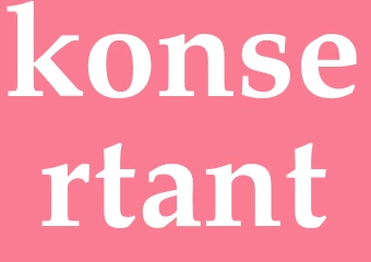 Synonym konsertant