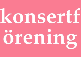Synonym konsertförening
