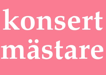 Synonym konsertmästare